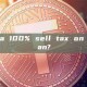 What does a 100% sell tax on a token mean?