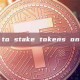 how to stake tokens on okx