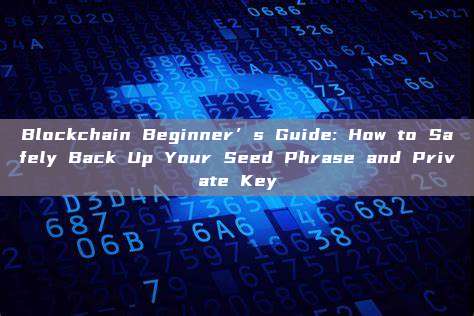 Blockchain Beginner’s Guide: How to Safely Back Up Your Seed Phrase and Private Key