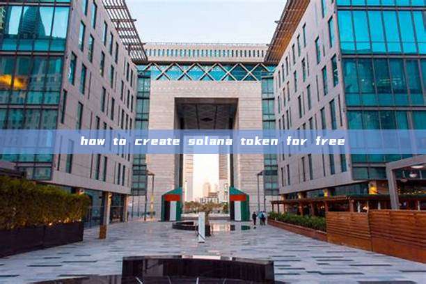 how to create solana token for free